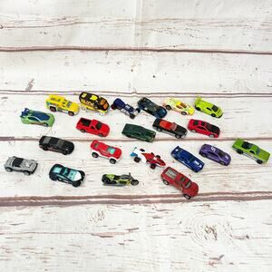 Huge 21pc Hot Wheels and Matchbox Lot - Ram TRX Sharkruiser Lamborghini